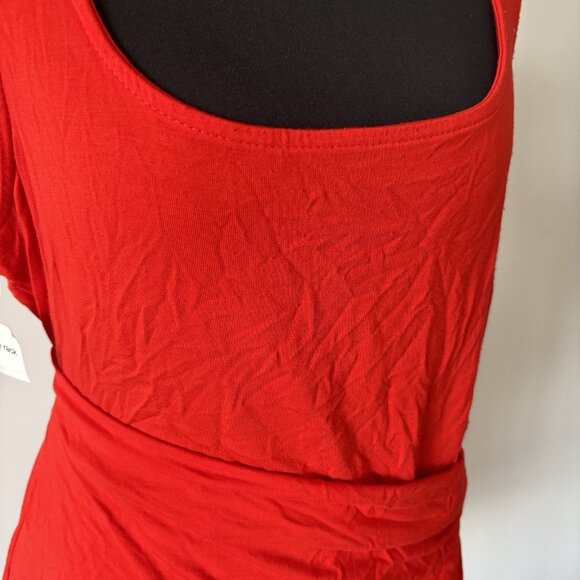 The Vanity Room Coverup Red Dress Women's Size XL Resort Cruise Beach - Picture 4 of 15